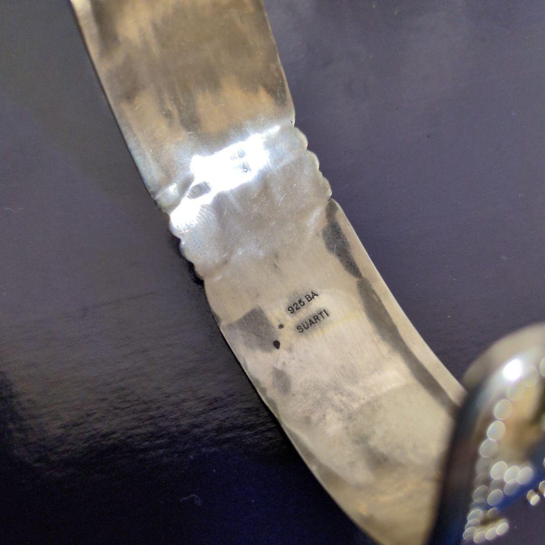 SUARTI シルバー925 カフバングル ブレスレット