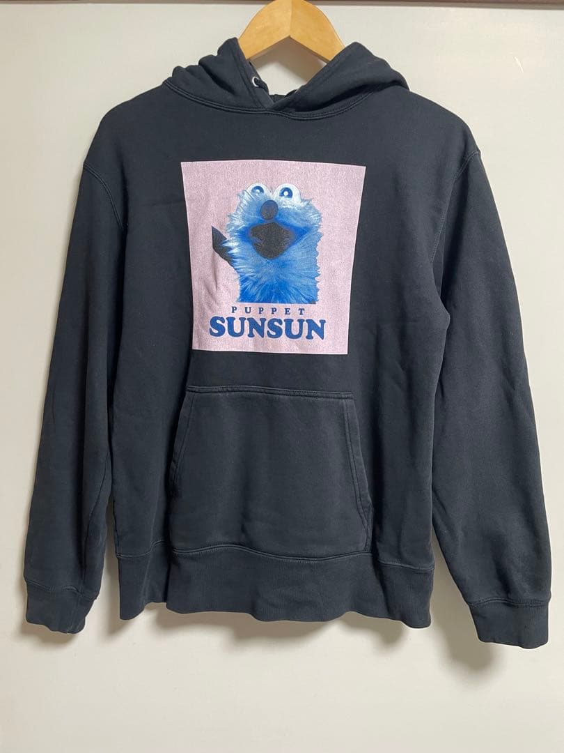 パペットスンスン パーカー Mサイズ ブラック - メルカリ