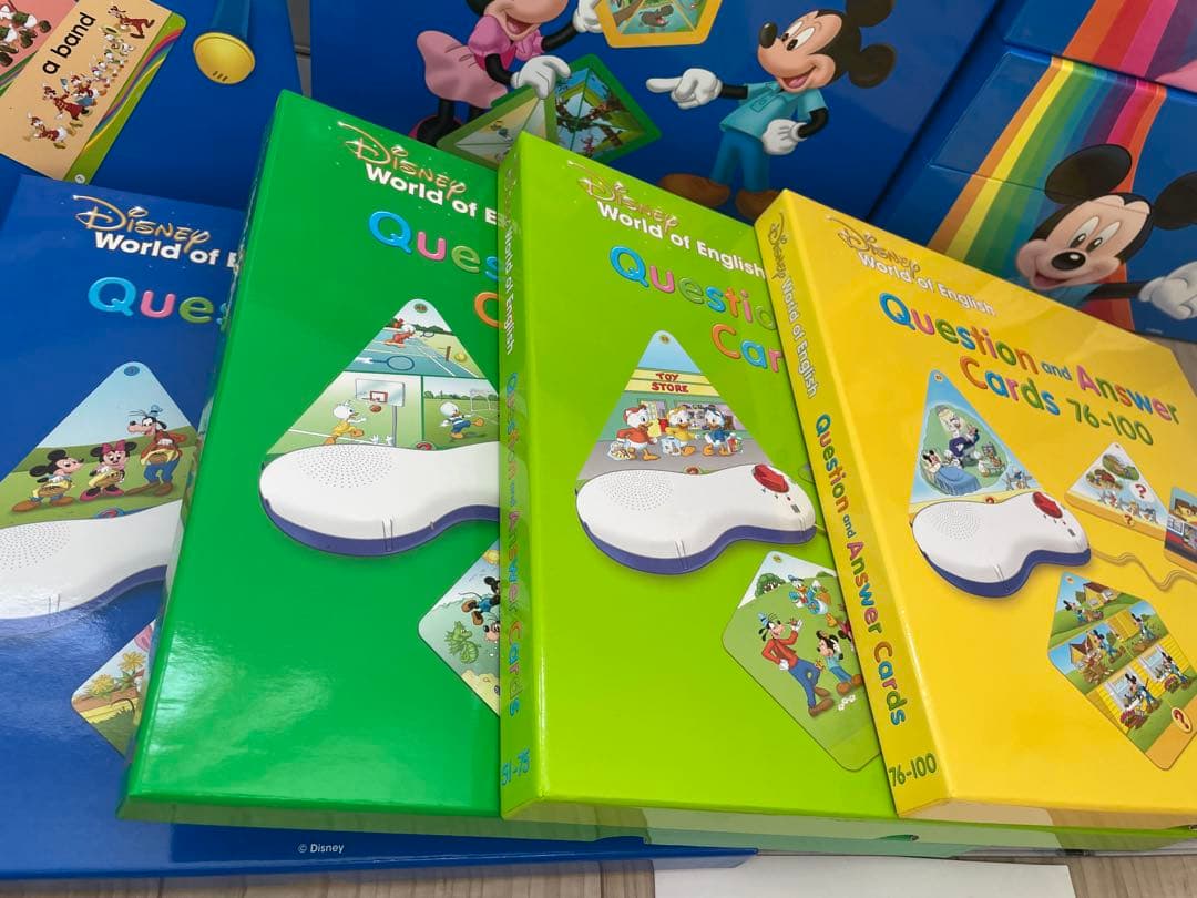 DWE ディズニー英語システム トークアロング Q&Aカードセット 642