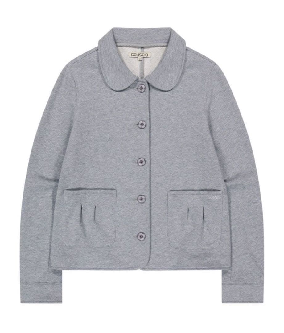 正規品coyseio SWEAT JACKET MELANGE GREY COZY SWEAT JACKET MELANGE GREY | coyseio