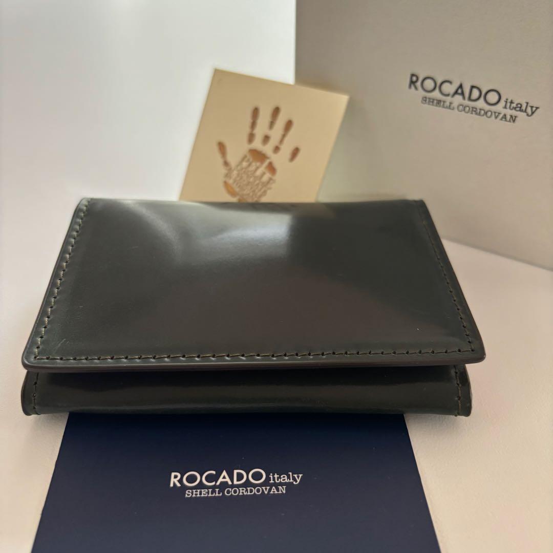 新品】ROCADO シェルコードバン 名刺入れ 最高級 イタリア馬革 - メルカリ
