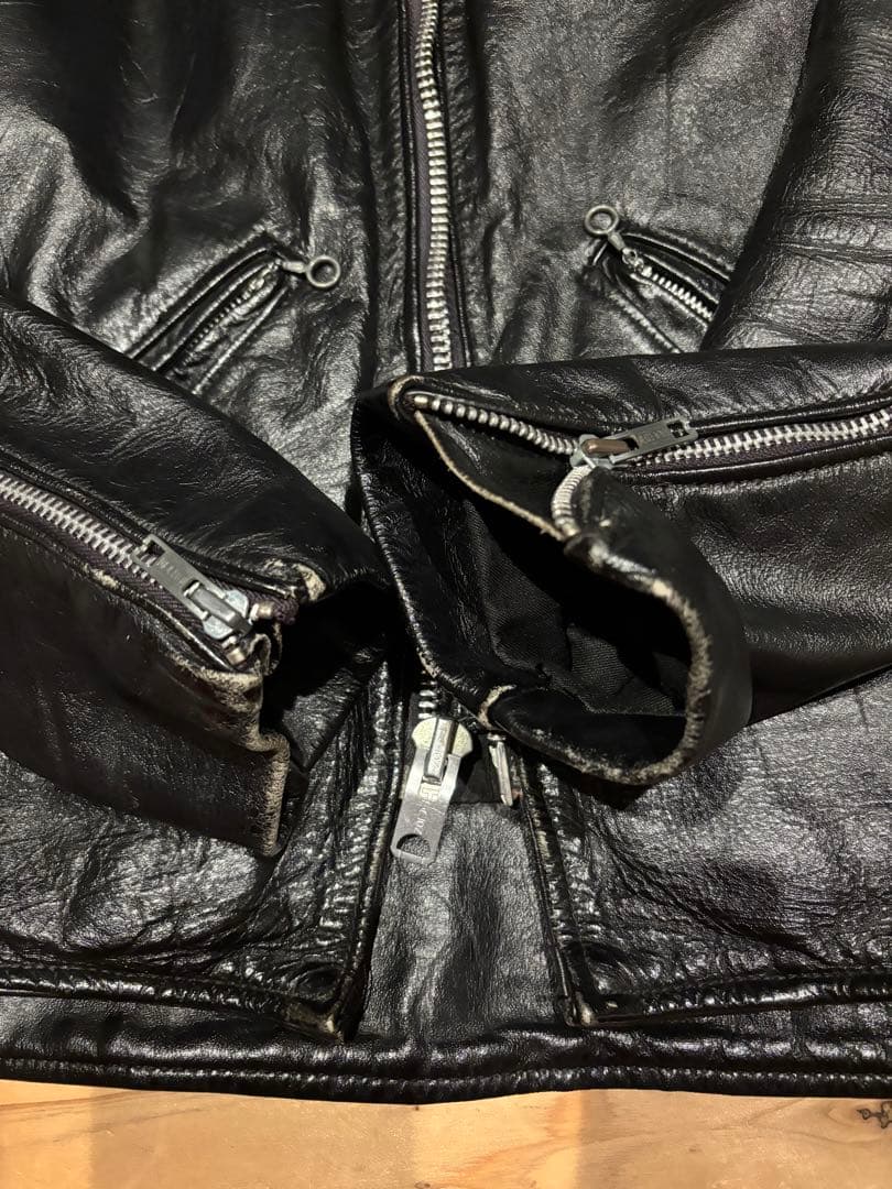 vanson バンソン シングル ライダース ヴィンテージ 70s schott