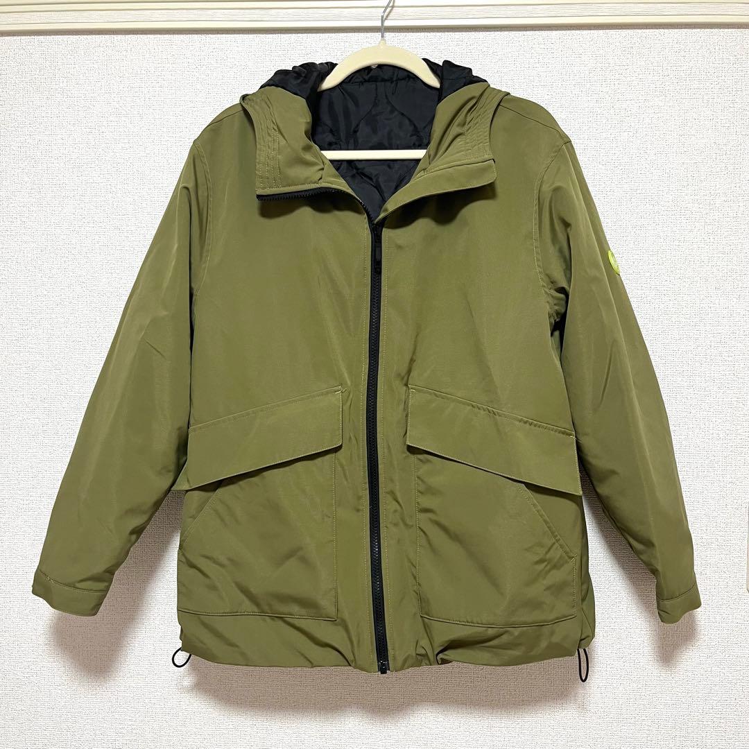 ギブリコレクション オリジナルワッペンカポックコート カーキ L QVC