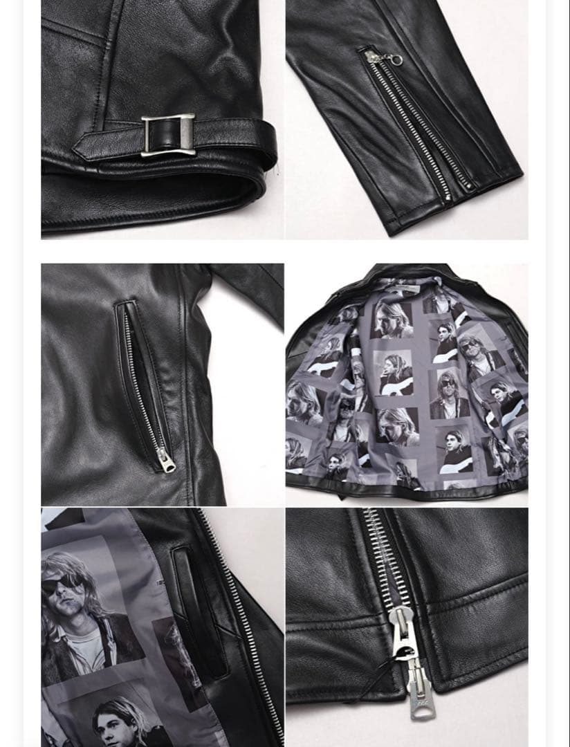 レトログレード×カートコバーン トラッカー ライダース - メルカリ