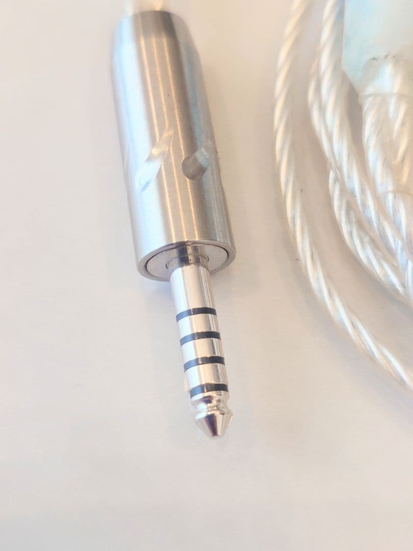 enri works イヤホン リケーブル 8芯 2pin 4.4mm バランス