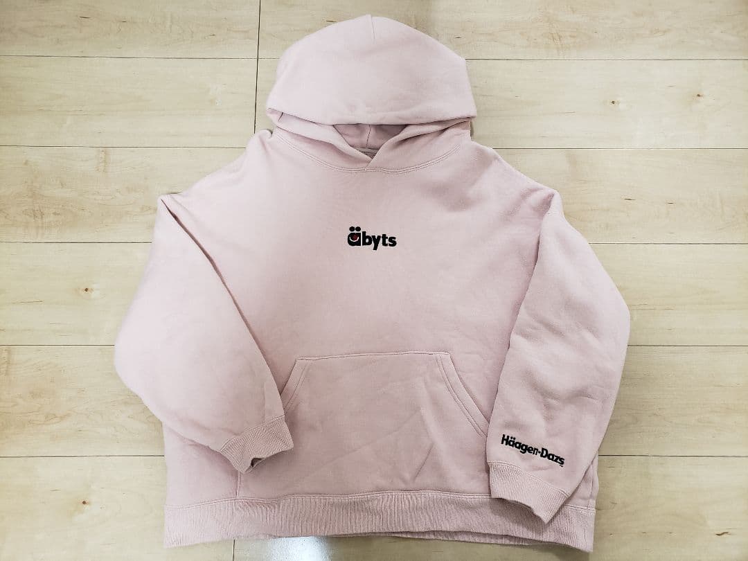 佐藤健 abyts ハーゲンダッツフーディーパーカー ストロベリー ピンク
