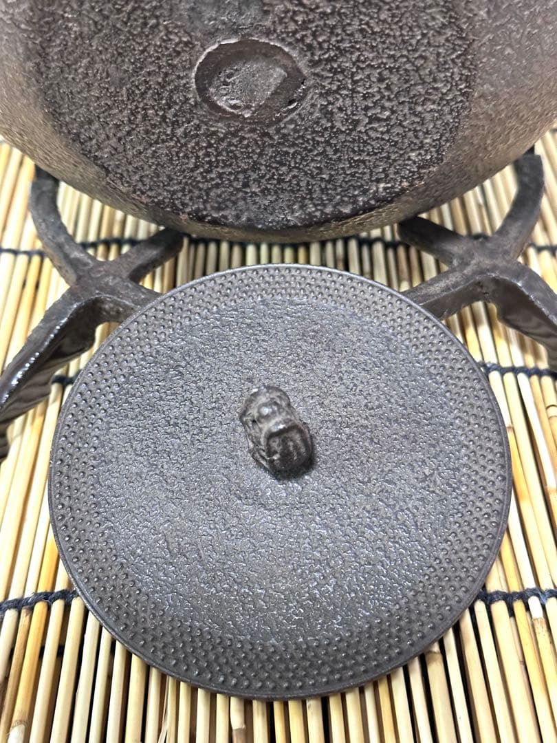 未使用品、共木箱、付属品付 南部照光堂造 15型アラレ