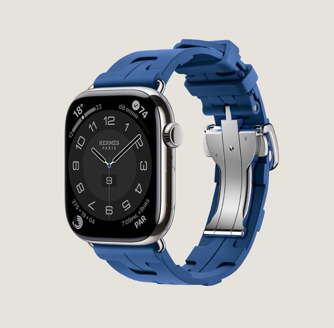 2537 未使用 Apple Watch エルメス キリム ブルー 青 スポーツ - メルカリ