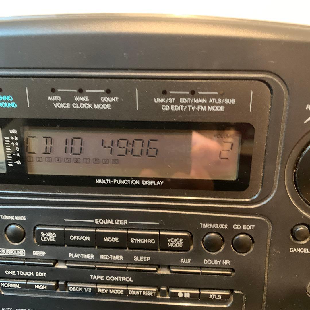 Panasonic RX-DT909 コブラトップCDラジカセ 純正リモコン付き - メルカリ