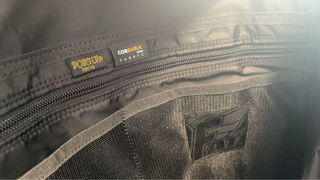 PORTER ✖️FAT ブラックトートバッグ