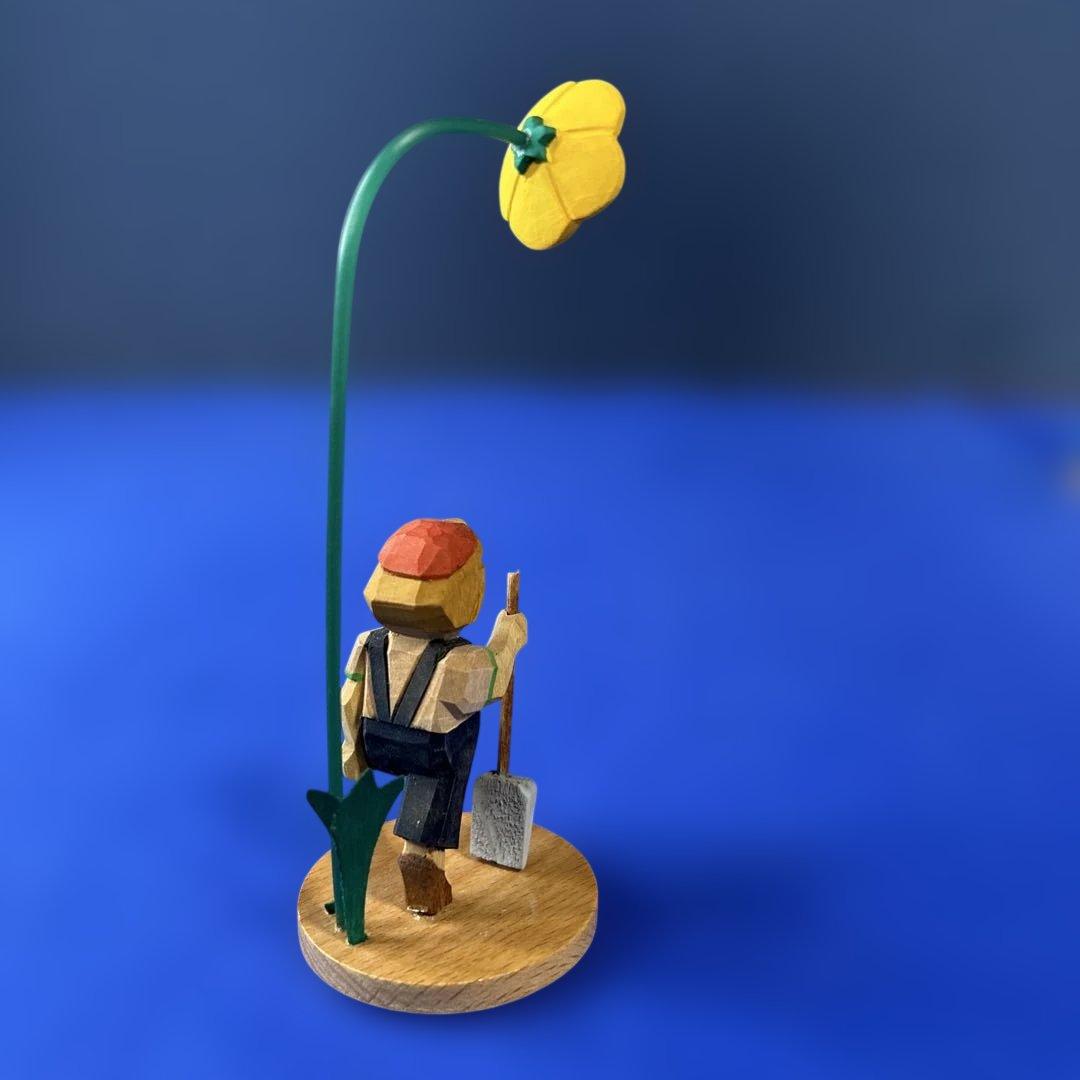 ドイツ製 木製人形 シューマン工房 エルツ地方 ザイフェン 可愛いお