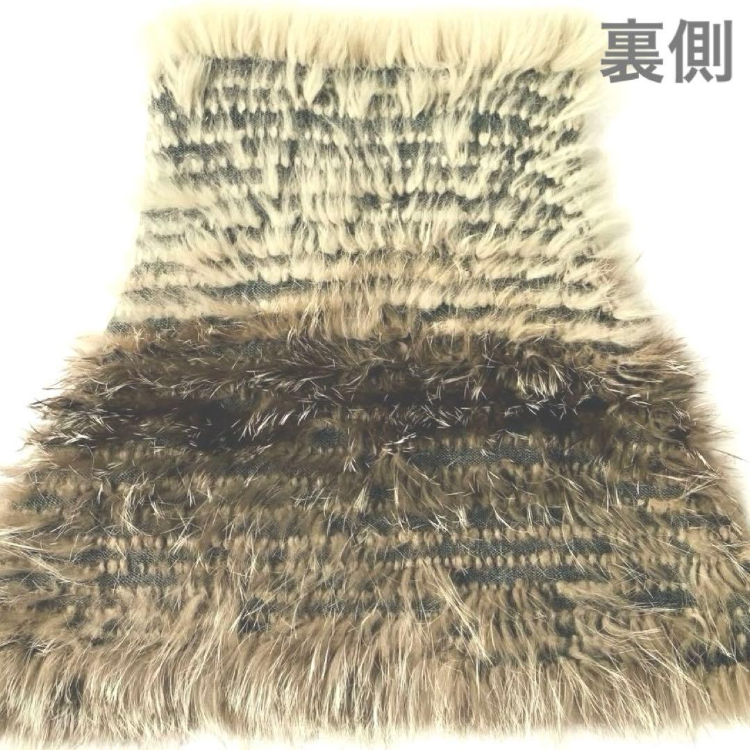 美品✨ダーマ・コレクション 押田比呂美コラボ レイヤード フォックス ポンチョ