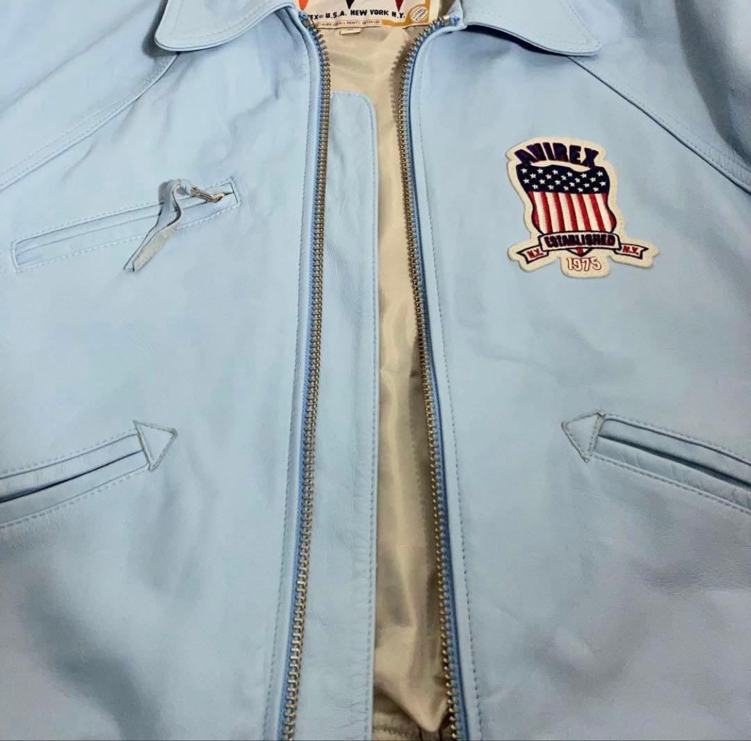 Kaneee KEIJU着用】AVIREX レザージャケット 羊革 ラッパー - メルカリ