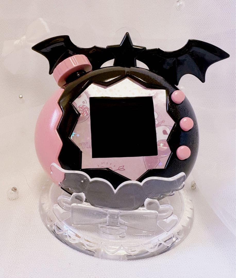 たまごっちパラダイス カスタム 黒✖︎ピンク 塗装 - メルカリ