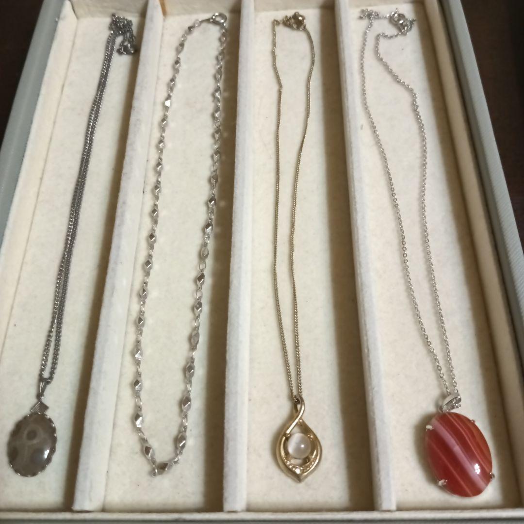 遺品整理生前整理アクセサリーまとめ売パールセット、珊瑚、鼈甲、水晶