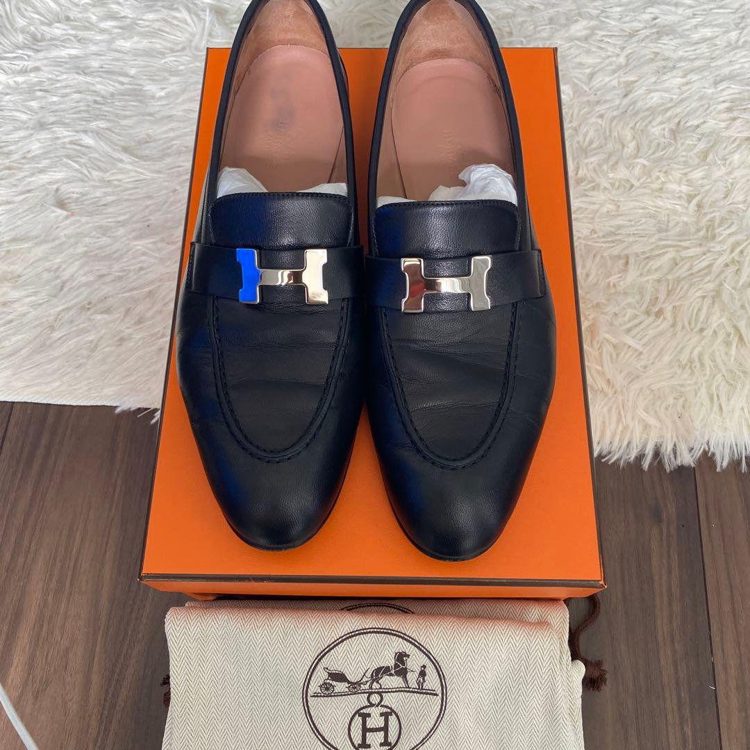 エルメス モカシン　ローファー　39 HERMES（エルメス） 【良品】エルメス モカシン ケネディ ローファー