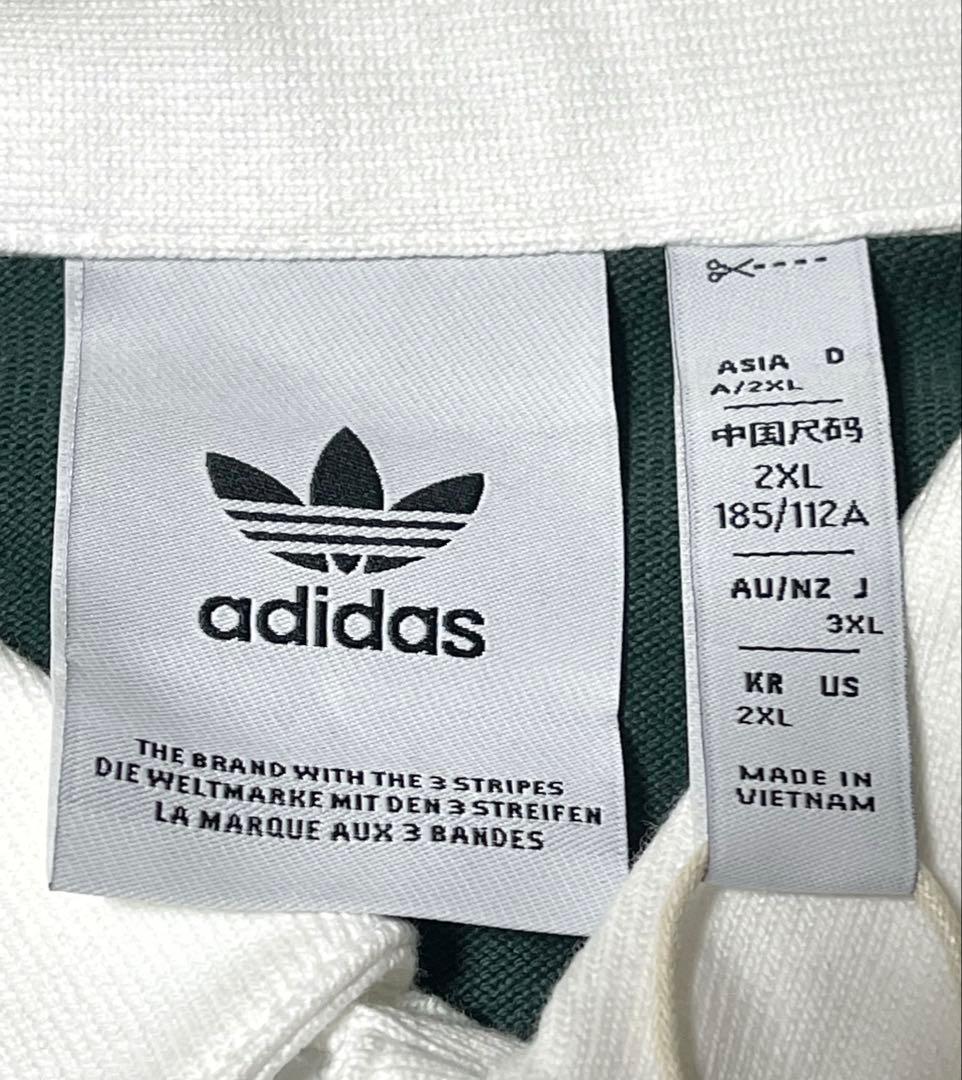 完売3XL新品グリーン国内正規品adidas常田大希着用ラグビーポロシャツ