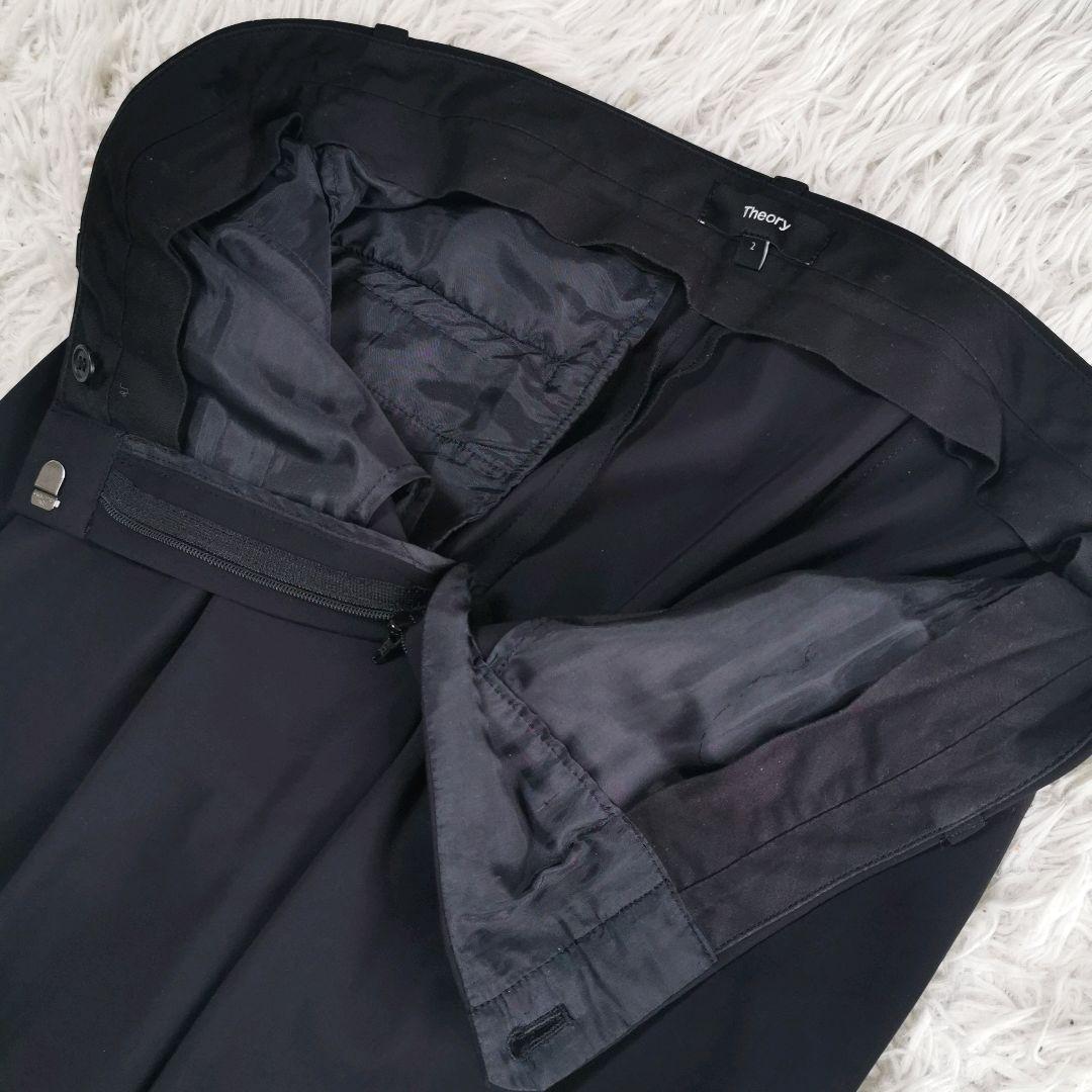 近年/美品 セオリー スーツ セット 1B ウォッシャブル ストレッチ 黒 М