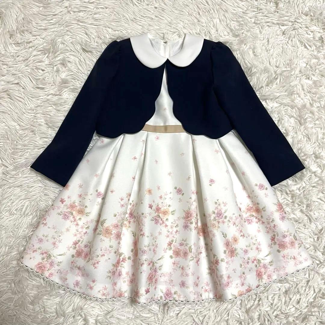 極美品✨ petit main プティマイン 120 花柄フォーマルワンピース 9651602.jpg
