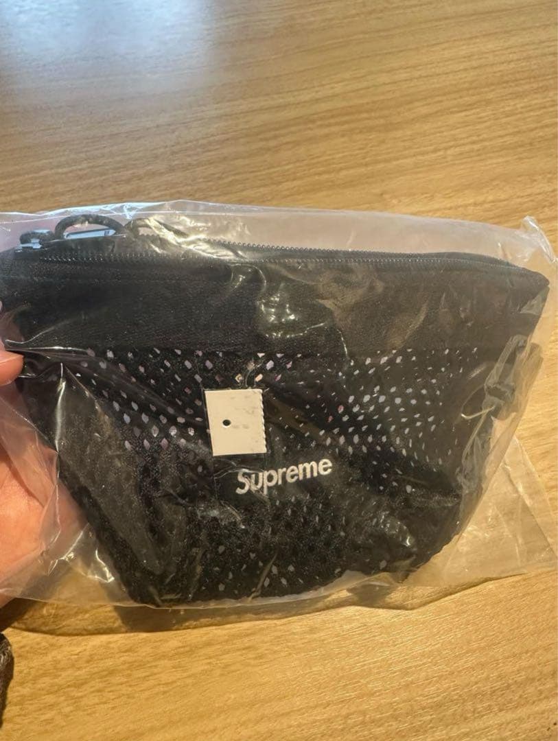 小物 Supreme Mesh Mini Pouch \"Black\"