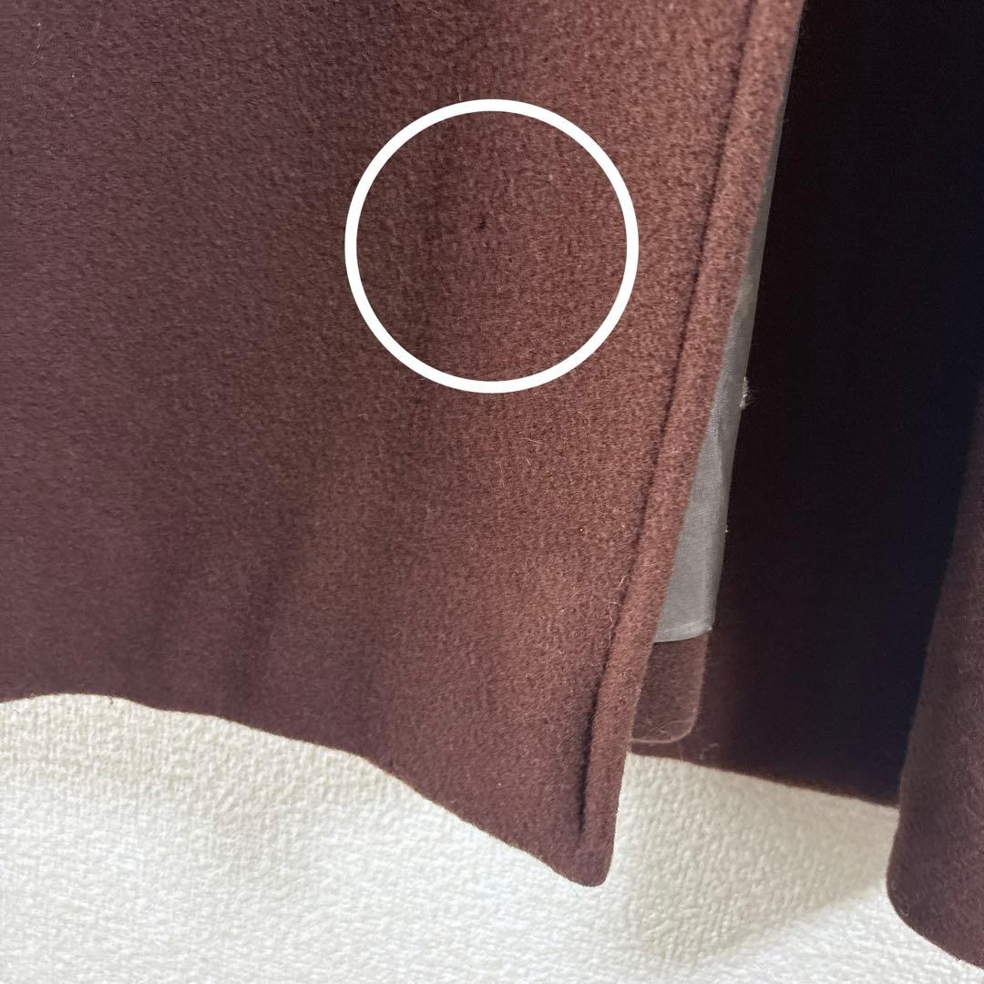 LANVIN 80s ヴィンテージ ウールロングコート フランス製 茶色 - メルカリ