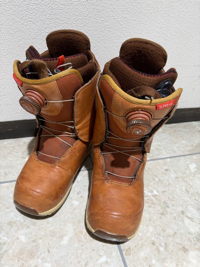 Red Wing】レザー x Burton シュプリームスノーボードブーツ - メルカリ