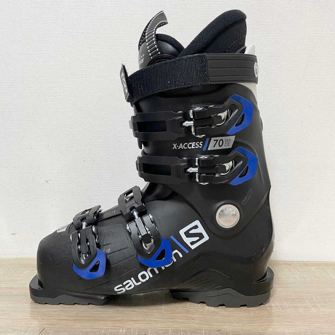 ☆良品☆ サロモン X-ACCESS 70WIDE 25-25.5cm ブラック - メルカリ