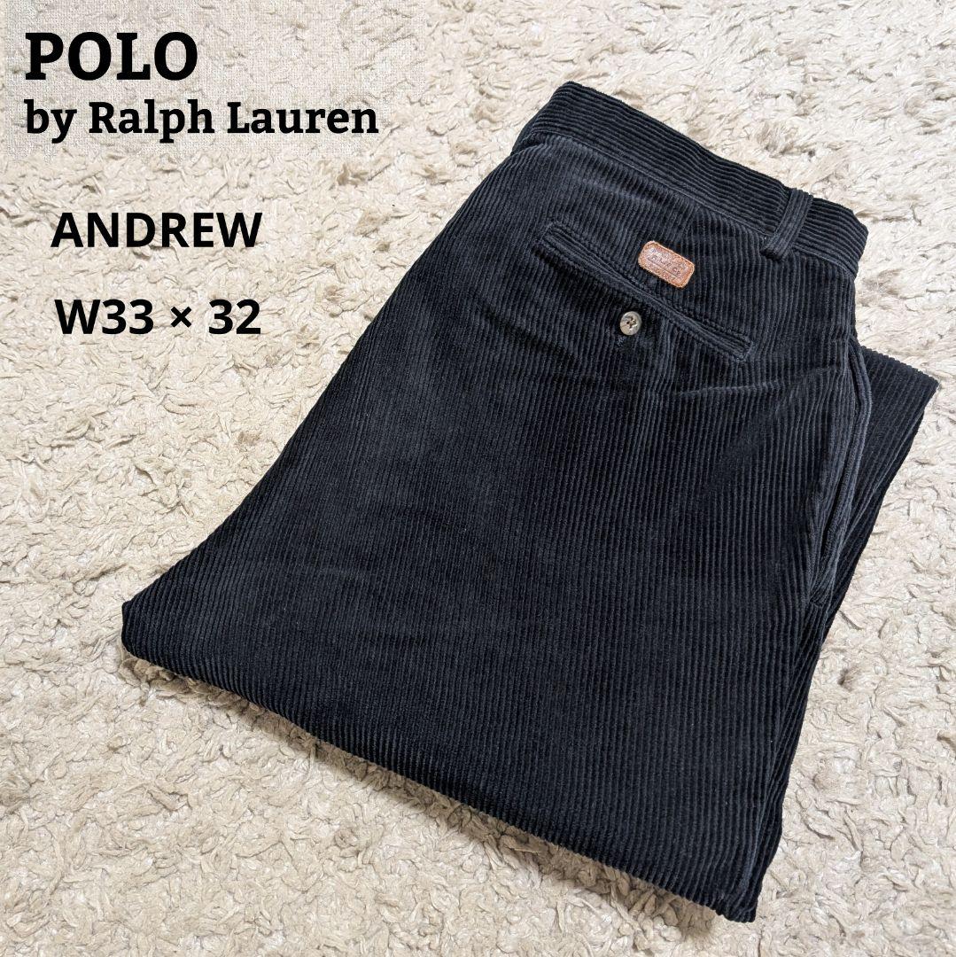 90s ラルフローレン ANDREW 太畝 コーデュロイパンツ W33 - メルカリ