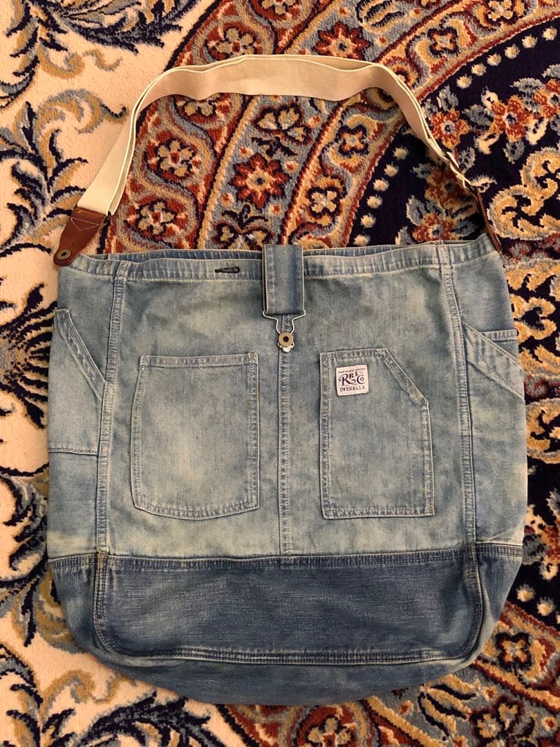 希少　RRL デニム　オーバーオール　ショルダーバッグ　ラルフ　ヴィンテージ 希少 RRL デニム オーバーオール ショルダーバッグ ラルフ