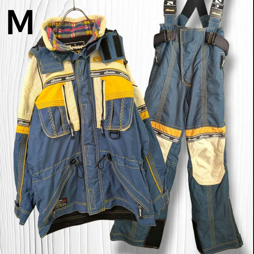 エレッセ Goldwin製 スキーウェア 上下セット Y2K レトロカラー Ｍ エレッセ Goldwin製 スキーウェア 上下セット Y2K レトロカラー M