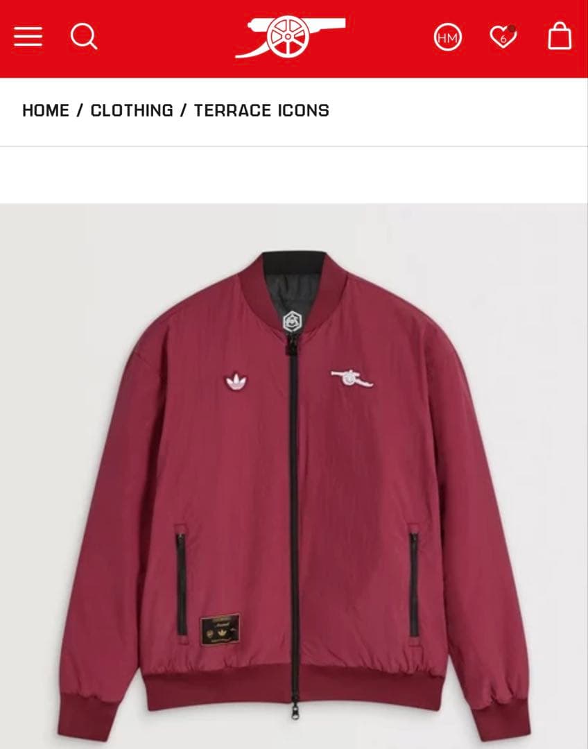 YMM　日本未発売　Arsenal リバーシブル　ジャケット 予約ECM32】【国内未発売】アーセナル リバーシブルトラベルジャケット