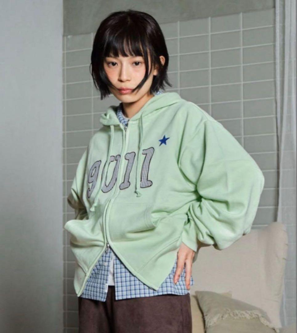 common gull products. zip hoodie ミント s - メルカリ