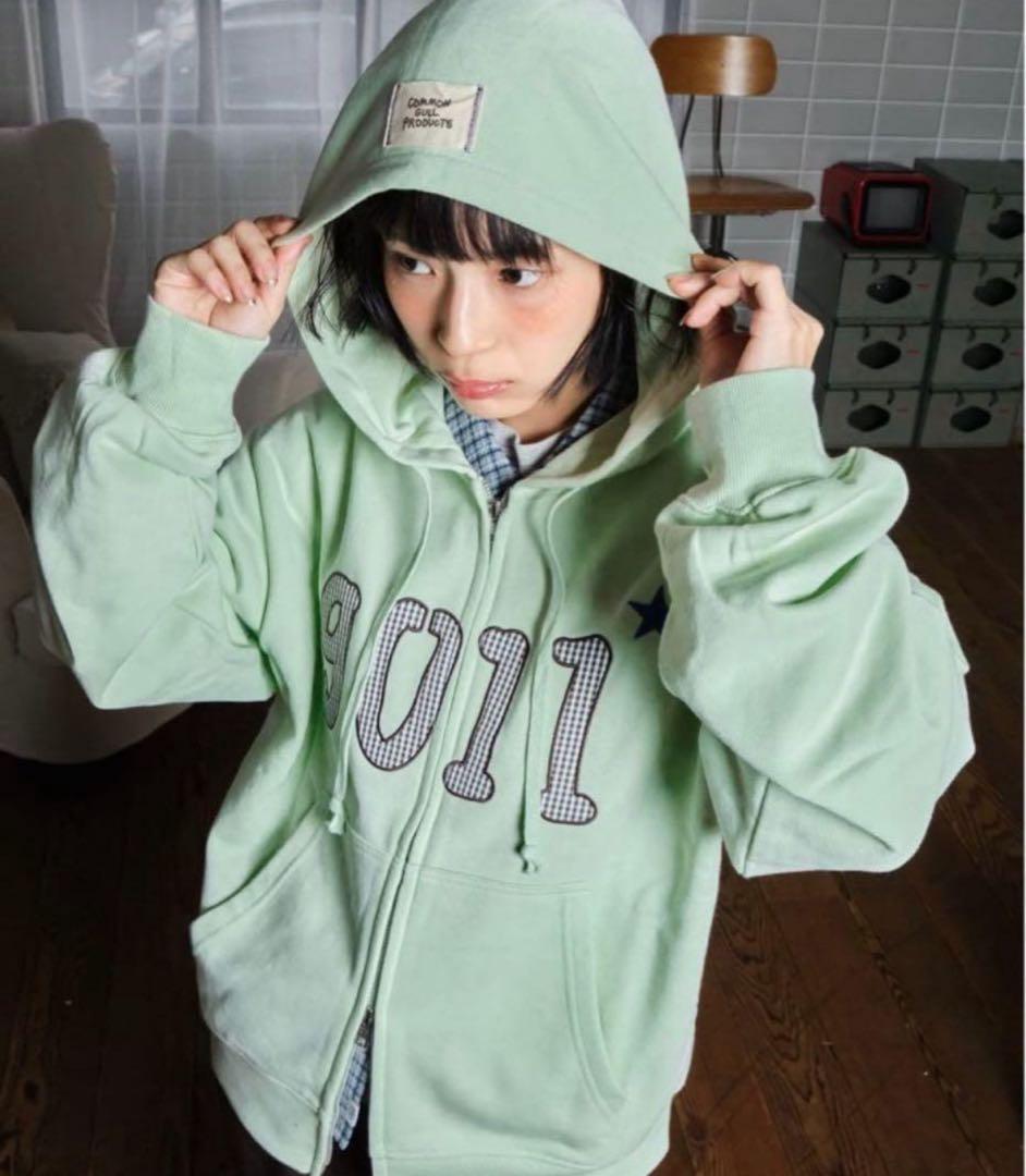 common gull products. zip hoodie ミント s - メルカリ