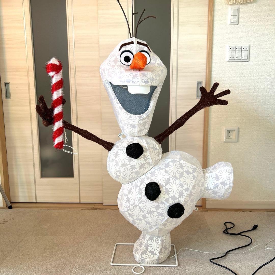 アナと雪の女王 オラフ イルミネーション オブジェ - メルカリ