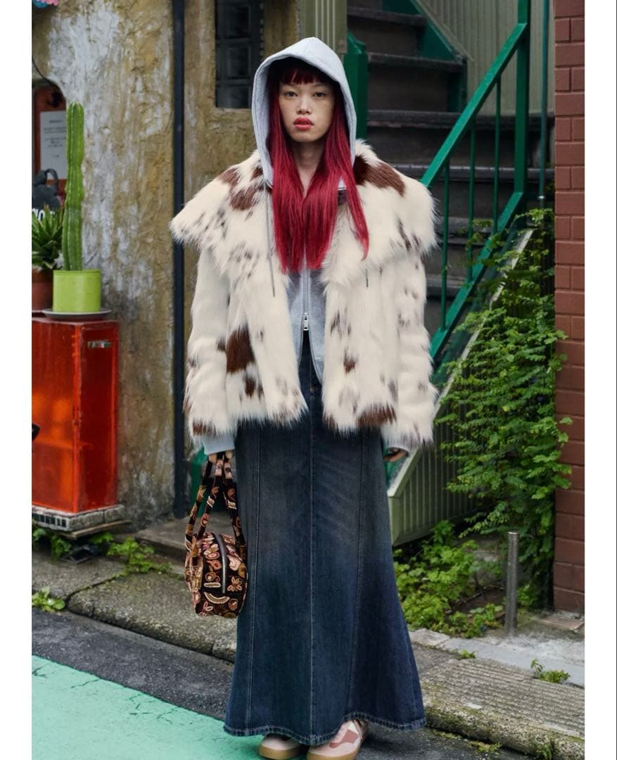 タグ付新品☆ZARAのLIMITED EDITIONフェイクファージャケット☆S