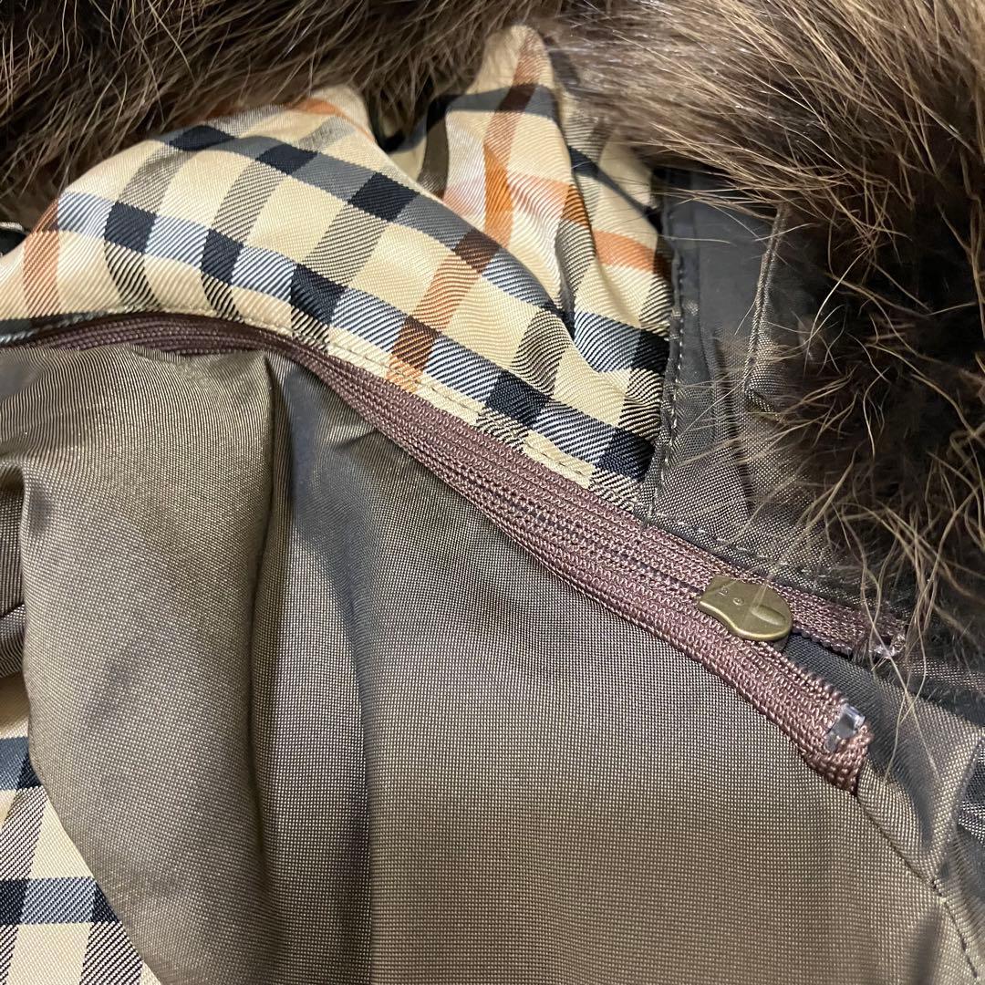 お 手頃 価格ファッション - DAKS ダックス ファーフード付きダウン