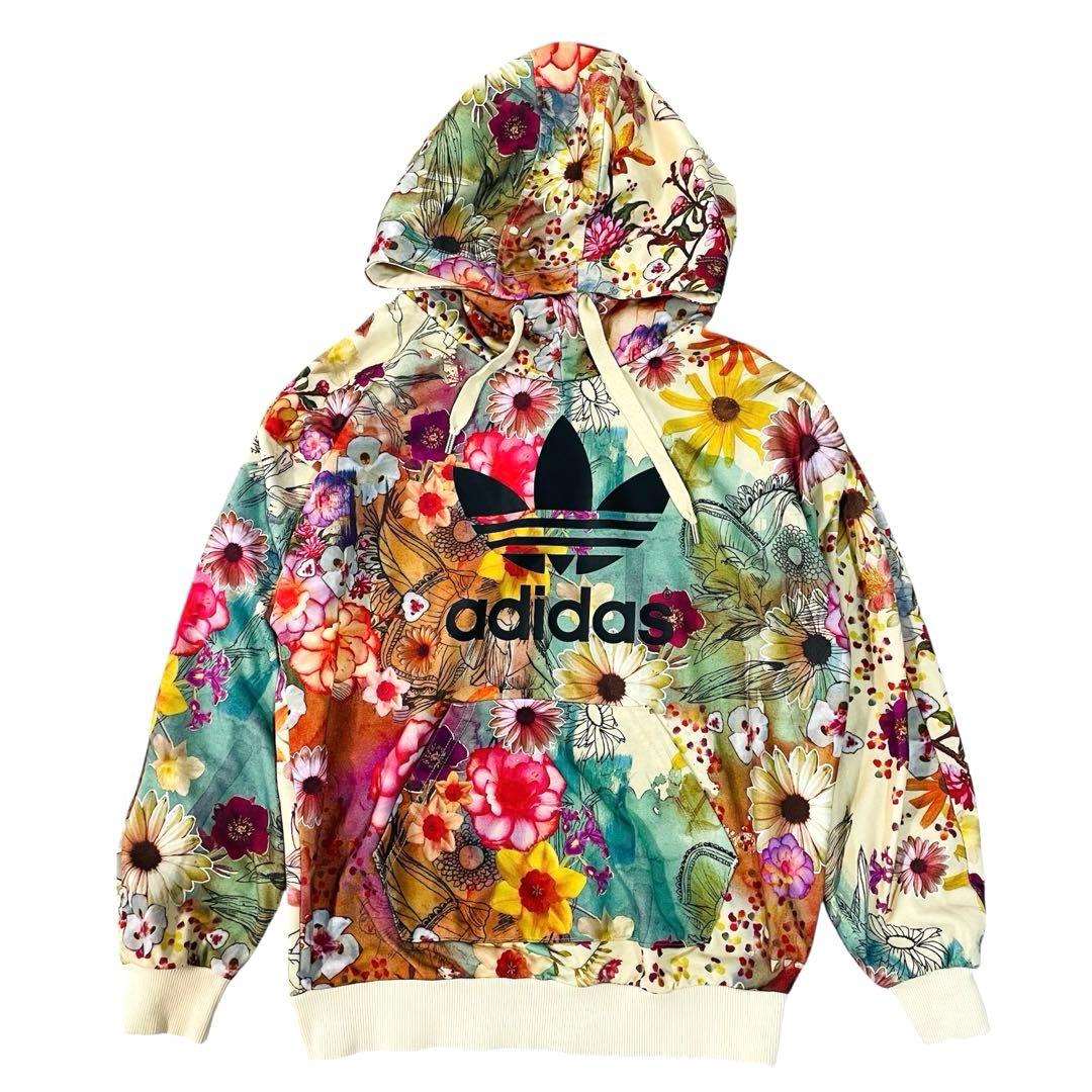 adidas × Farm 花柄 パーカー トレフォイル フラワー Lサイズ - メルカリ
