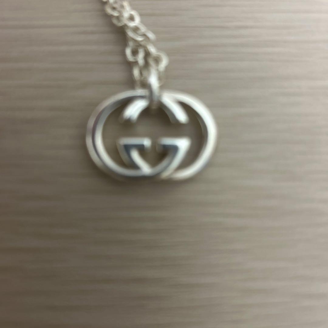 GUCCI ダブルGロゴ ネックレス - メルカリ
