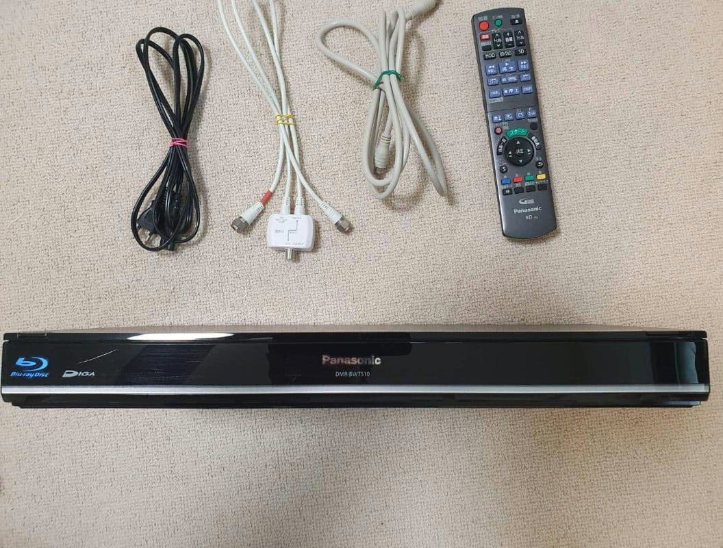 Panasonic Panasonic DMR-BWT510 Blu-rayレコーダー リモコン付き