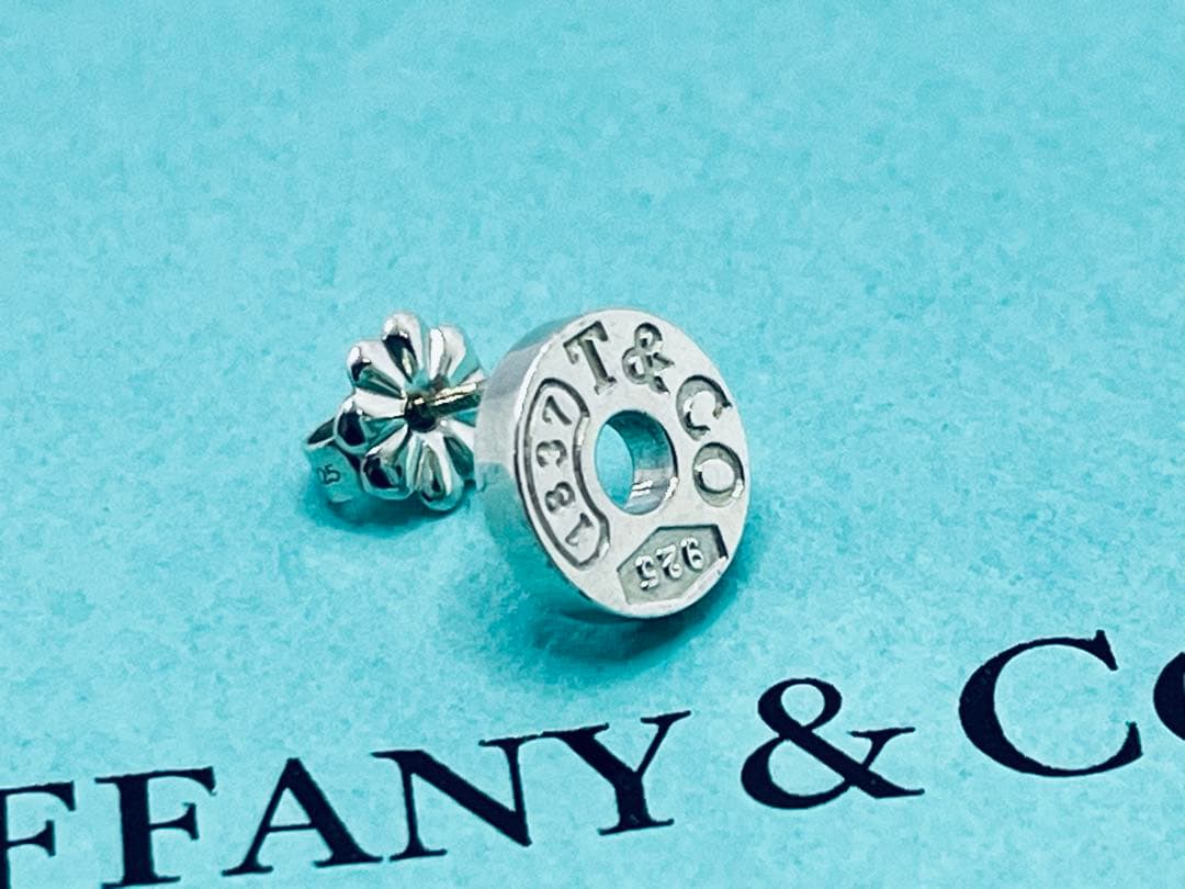 h818 美品　ティファニー　1837 オープン　サークル　ピアス　片耳　925 ティファニー tiffany&co. 1837 サークル ピアス tiffany&co