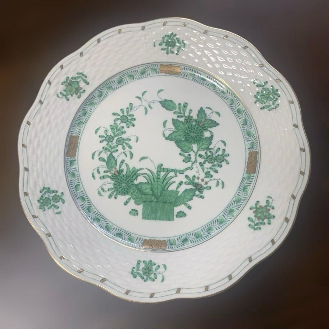 未使用保管品☆ヘレンド インドの華 19cmプレート - メルカリ