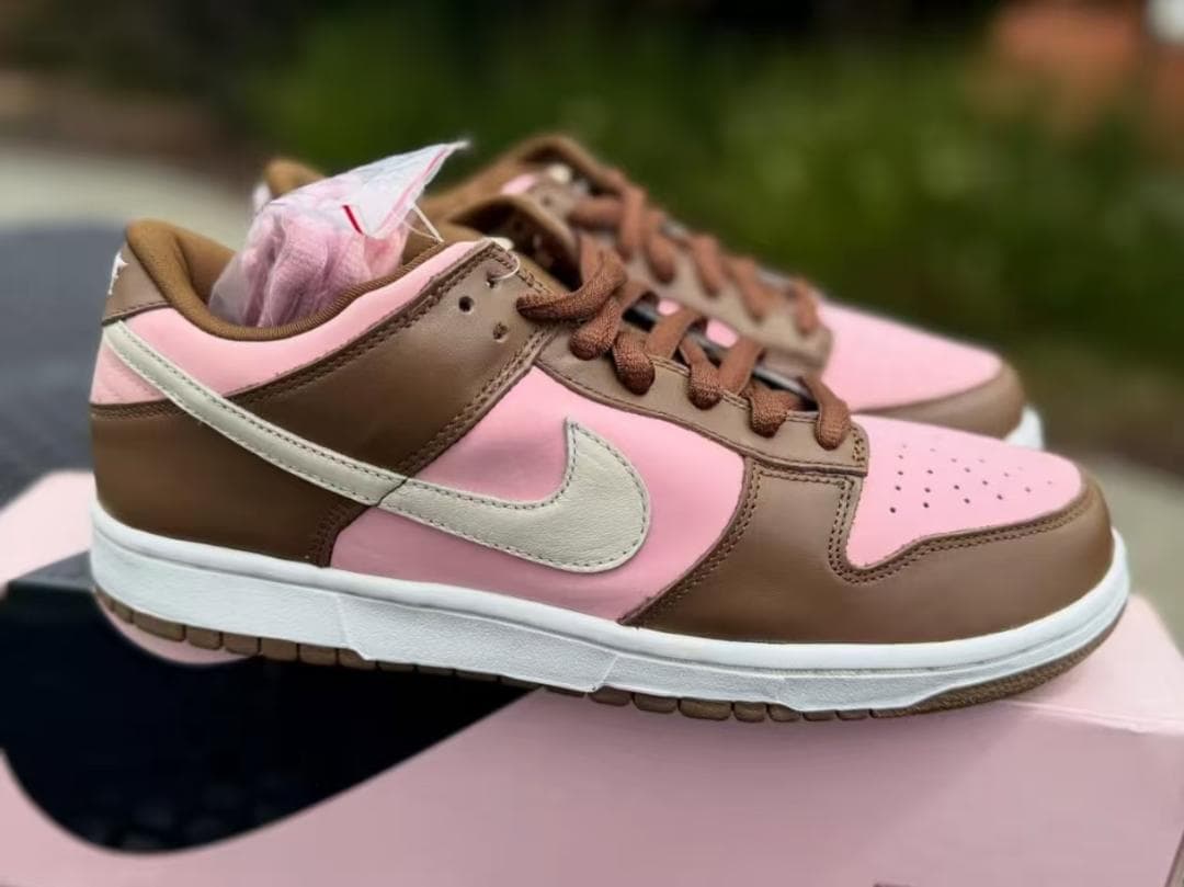 Stussy × Nike SB Dunk Low \"Cherry\" 27.5