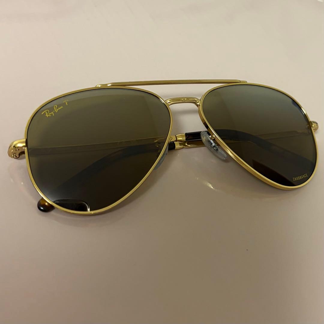 Ray-Ban RB3625 ニューアビエイター サングラス Ray-Ban RB3625 New Aviator XXL (62 - 14) with Silver lenses and