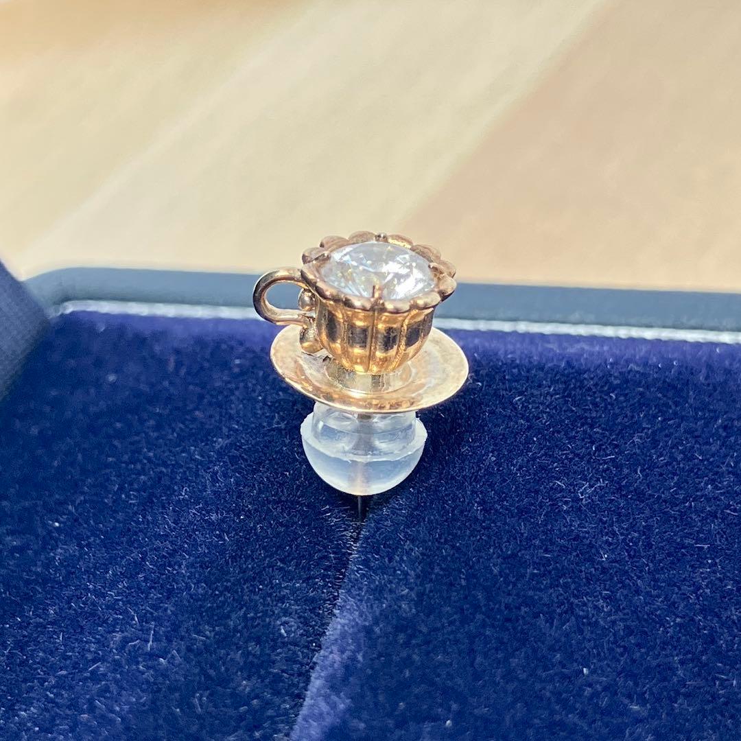 【K10】ティーカップ ピアス 【Q-pot】 K10】ティーカップ ピアス | Q-pot. ONLINE SHOP