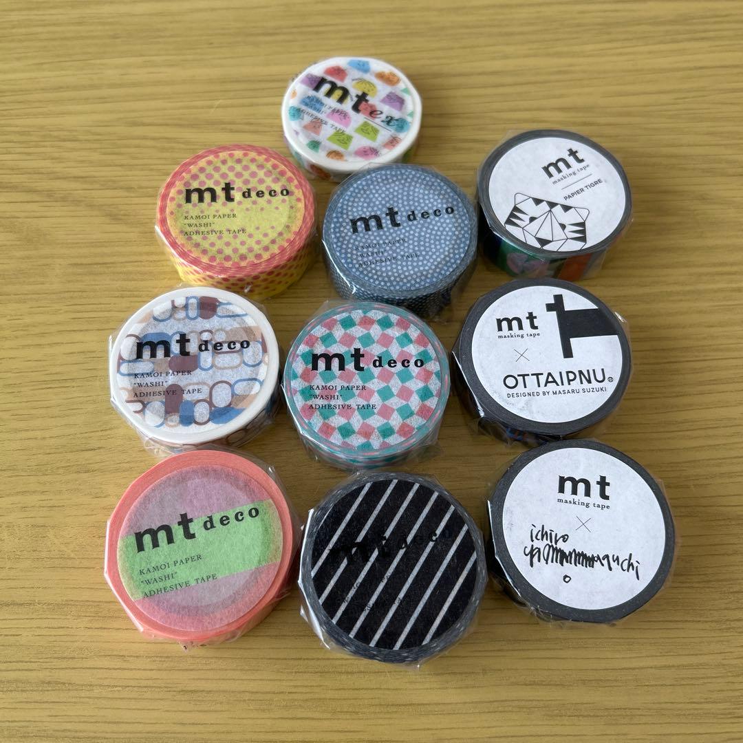 mt マスキングテープ 新品まとめ売り 廃盤 10本まとめ売り 値下げ中