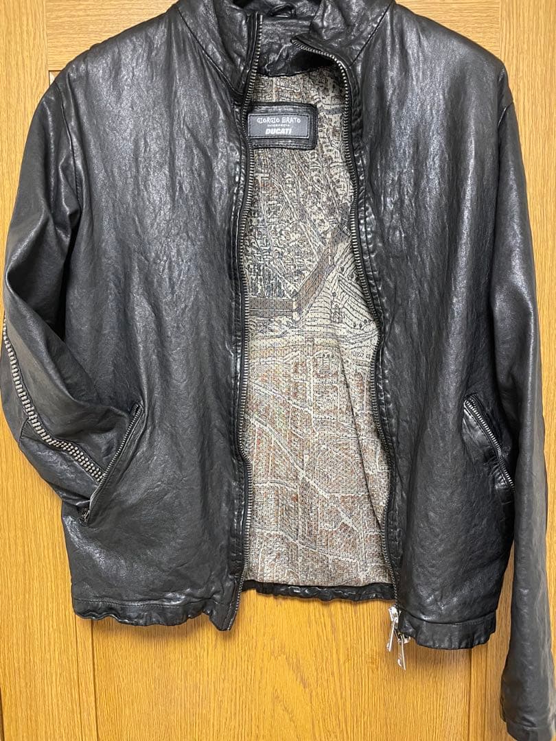 GIORGIO BRATO DUCATI 本革 レザージャケット 希少 - メルカリ
