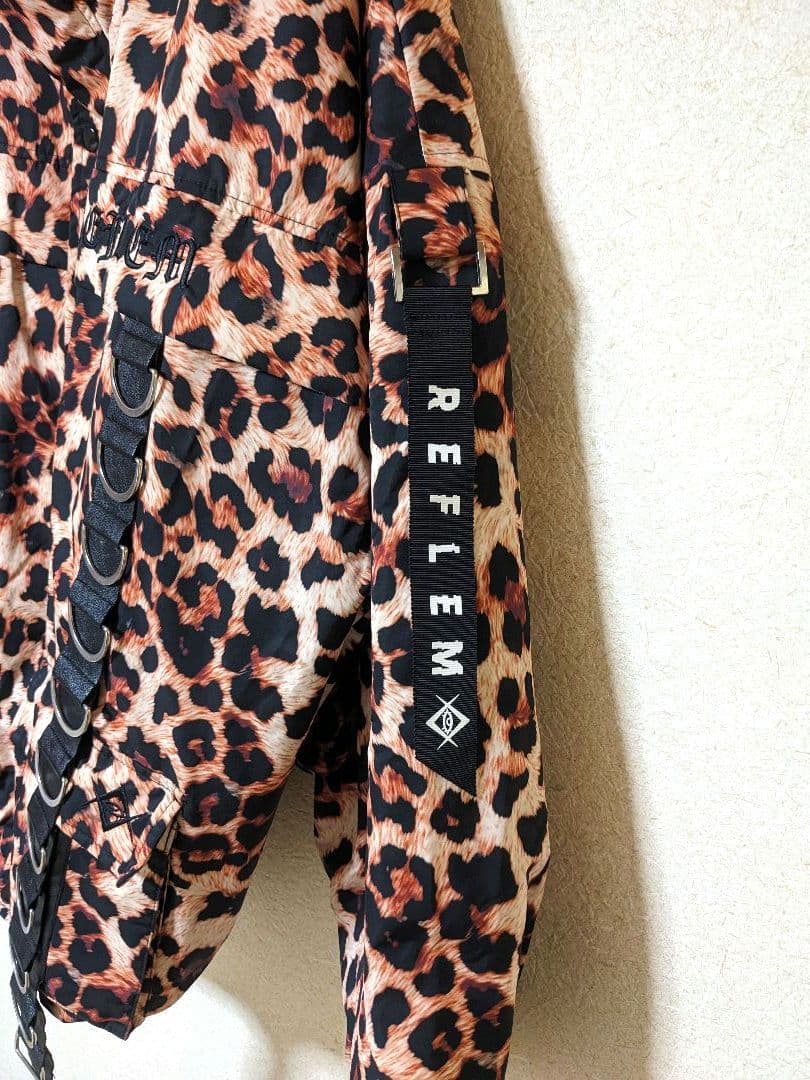 レフレム ブルゾン Dリング ジャケット レオパード REFLAM 豹柄 - メルカリ