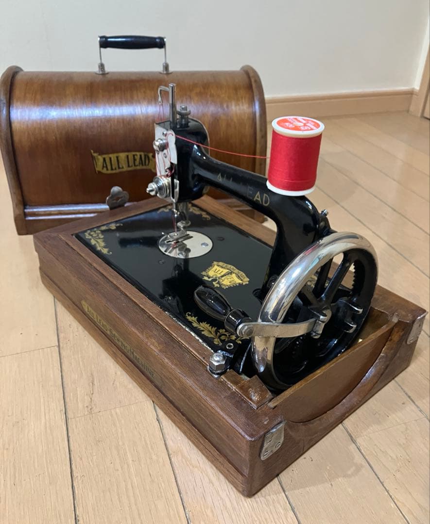 ALL LEADチェーンステッチ・ミシン☆整備・調整済品☆実働単環ミシン