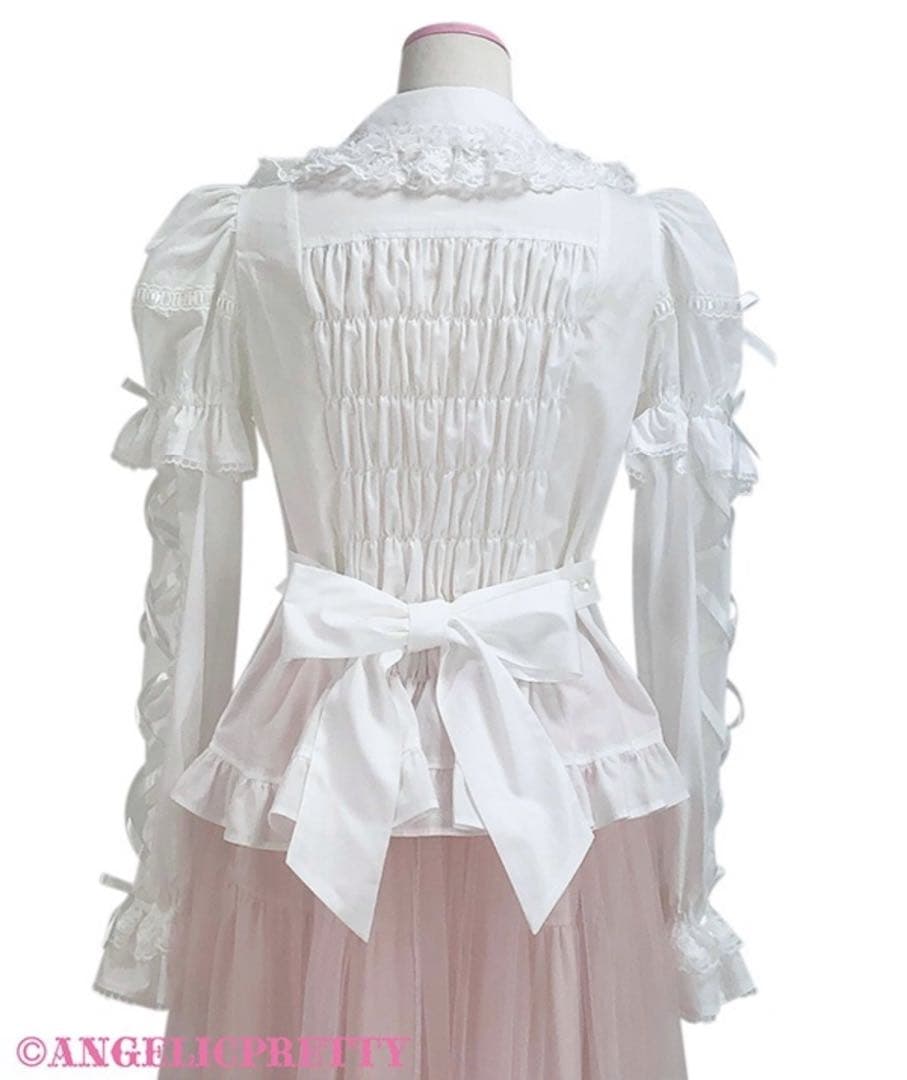 Angelic Pretty ティアラレースはしごリボン付け袖ブラウス - メルカリ