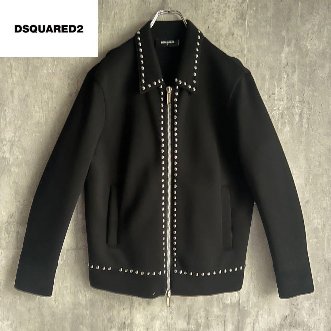 DSQARED2 ディースクエアード スタッズ ジップアップ レーヨン